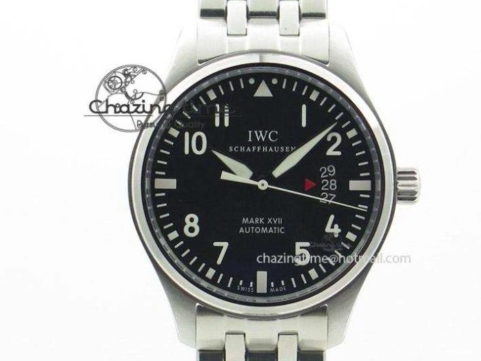 MIROTIME 0219 Timeless Big Pilot Real PR IW500901 ZF 1:1 Best Edition On Black Leather Strap A 7340